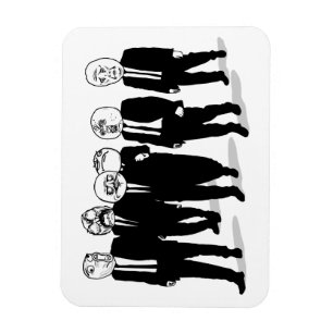 Raserei-Comic Meme stellt das Gehen gegenüber. Ic Magnet