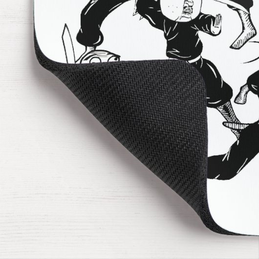 Raserei-Comic Meme stellt Ninja Gruppe Mousepad (Ecke)