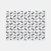 Raserei-Fleece-Decke König-Penguin (wählen Sie Fleecedecke (Vorderseite (Horizontal))