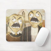 Raserei-Gesicht Meme stellen Comic-noble Malerei Mousepad (Mit Mouse)