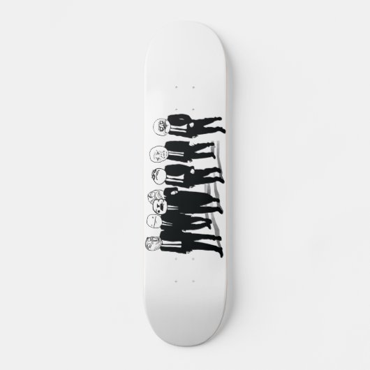 Raserei-Gruppen-Skateboard Skateboard (Vorderseite)