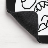 Raserei-Schleppangel Mousepad (Ecke)