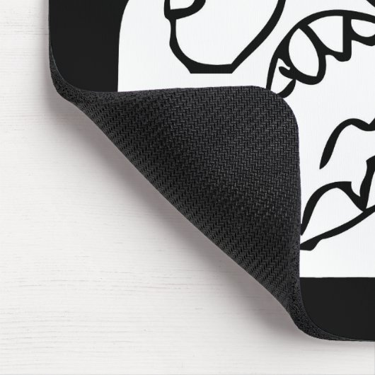 Raserei-Schleppangel Mousepad (Ecke)