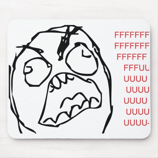 Raserei-Schleppangel Mousepad (Vorne)