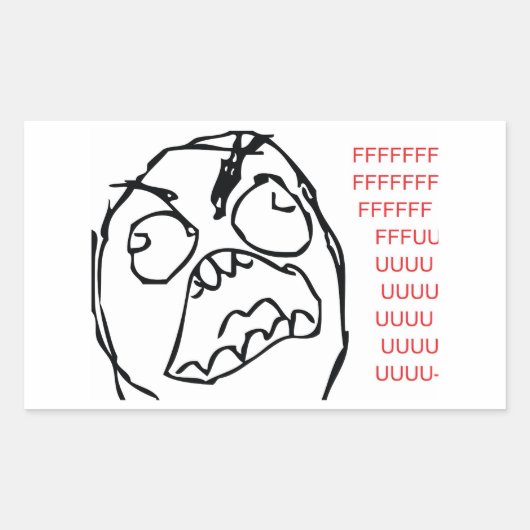 Raserei-Schleppangel Rechteckiger Aufkleber (Vorderseite)