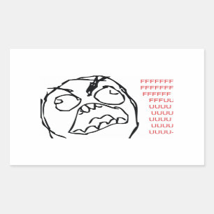 Raserei-Schleppangel Rechteckiger Aufkleber