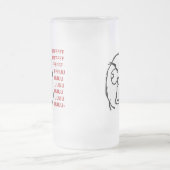 Raserei-Typ fuuu fuuuu Mattglas Bierglas (Mittel)