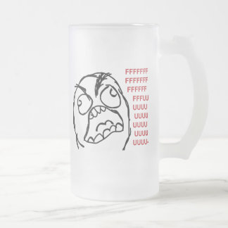 Raserei-Typ fuuu fuuuu Mattglas Bierglas