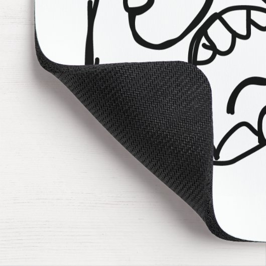 Raserei-Typ fuuu fuuuu Mousepad (Ecke)