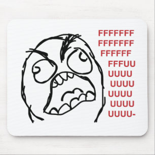 Raserei-Typ fuuu fuuuu Mousepad