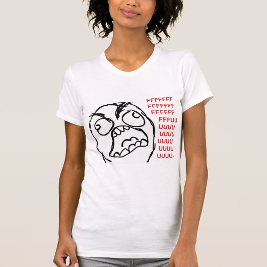 Raserei-Typ fuuu fuuuu T-Shirt (Vorderseite)