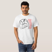 Raserei-Typ-Shirt T-Shirt (Vorne ganz)