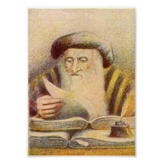 Rashi - Rabbi Solomon Yitzchaki Fotodruck