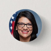 Rashida Tlaib Button (Vorderseite)