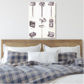 Rasierapparate für Männer, aus einem Handelskatalo Leinwanddruck (Insitu (Schlafzimmer))