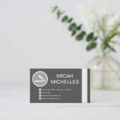 Rasierblase Visitenkarte (Stehend Vorderseite)