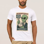 Rasiercreme Roswell Außerirdischen Retro T-Shirt (Vorderseite)