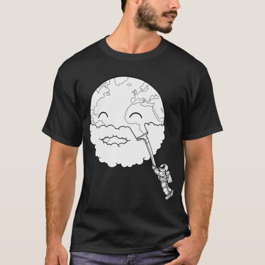 Rasiere den Planeten T-Shirt (Vorderseite)