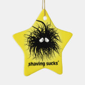 RASIEREN IST ZUM KOTZEN KERAMIK ORNAMENT (Rechts)