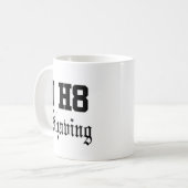Rasieren Kaffeetasse (Vorderseite Links)