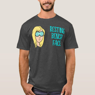 Rasierende Balkenfläche T-Shirt
