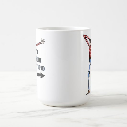 Rasierender, dummer Jackass Kaffeetasse (Mittel)