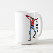 Rasierender, dummer Jackass Kaffeetasse (VorderseiteRechts)