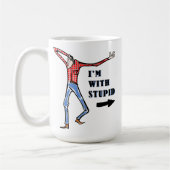 Rasierender, dummer Jackass Kaffeetasse (Links)