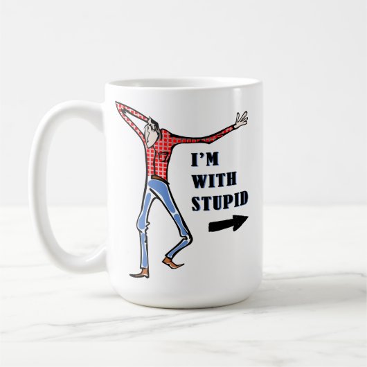 Rasierender, dummer Jackass Kaffeetasse (Links)