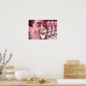Rasiergenerationen Poster (Küche)