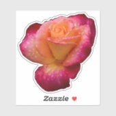 Rasiergruppen auf Rose Aufkleber (Blatt)