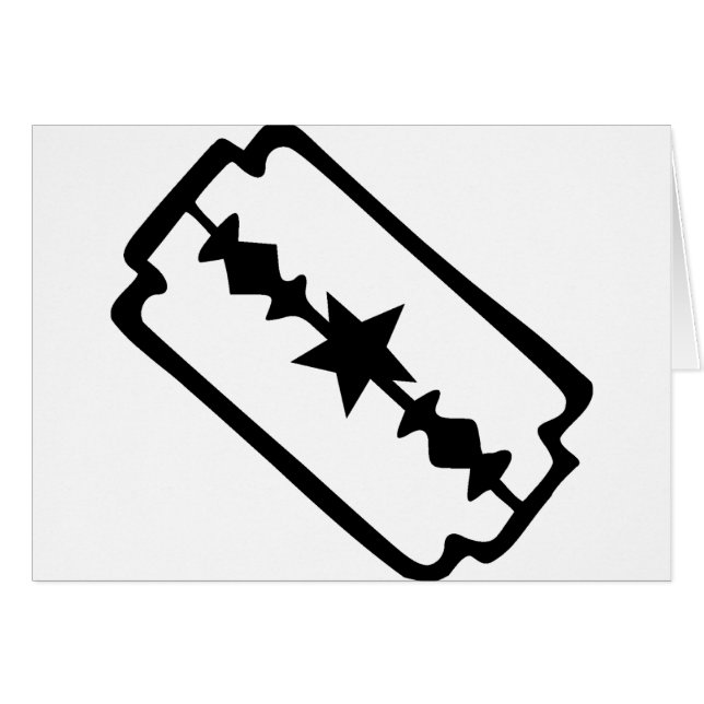 Rasierklinge (Vorderseite (Horizontal))