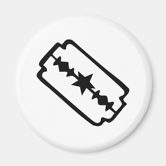 Rasierklinge Magnet (Vorne)