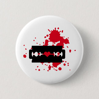 Rasierklingen-Liebeblut Button