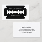 Rasierklingen-Visitenkarte Visitenkarte (Vorne/Hinten)