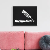 Rasierkombinationen Leinwanddruck (Insitu (Wohnzimmer))