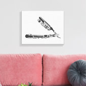 Rasierkombinationen Leinwanddruck (Insitu (Wohnzimmer))