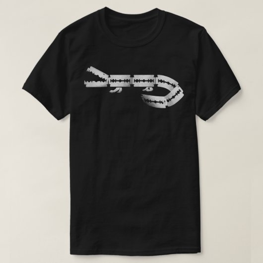 Rasierkrokodil T-Shirt (Design vorne)