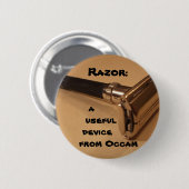 Rasiermesser: ein nützliches Gerät von Occam Button (Vorne & Hinten)