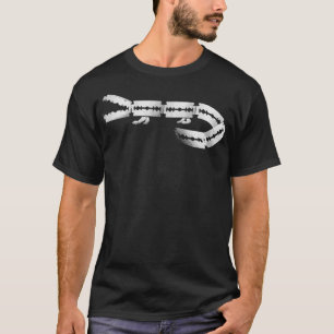 Rasiermesser Krokodil T-Shirt
