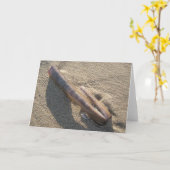 Rasiermessermuschel Karte (Gelbe Blume)