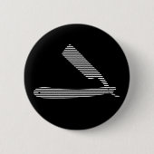 Rasiermesserstreifen Button (Vorderseite)