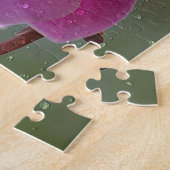 Rasierropfen auf dem Orchideenrätsel Puzzle (Seite)
