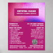 Rasierseile, Fensterreiniger, Reinigungsservice-We Poster (Vorne)