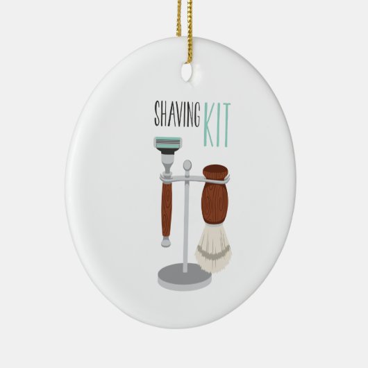 Rasierset Keramik Ornament (Rechts)