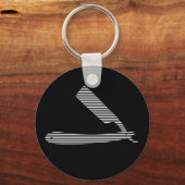 Rasierstreifen Schlüsselanhänger (Vorderseite)