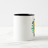 Rasierte Biber-Brauerei Zweifarbige Tasse (Mittel)