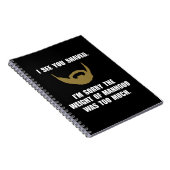 Rasierte Männlichkeit Notizblock (Rechte Seite)