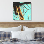 Rasierturm in Eureka Leinwanddruck (Insitu (Schlafzimmer))