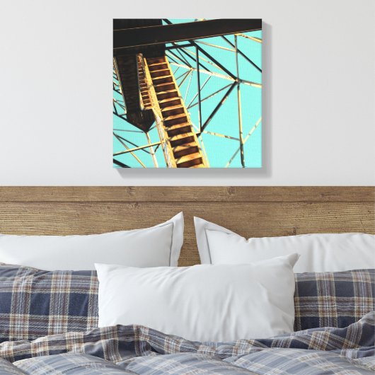 Rasierturm in Eureka Leinwanddruck (Insitu (Schlafzimmer))